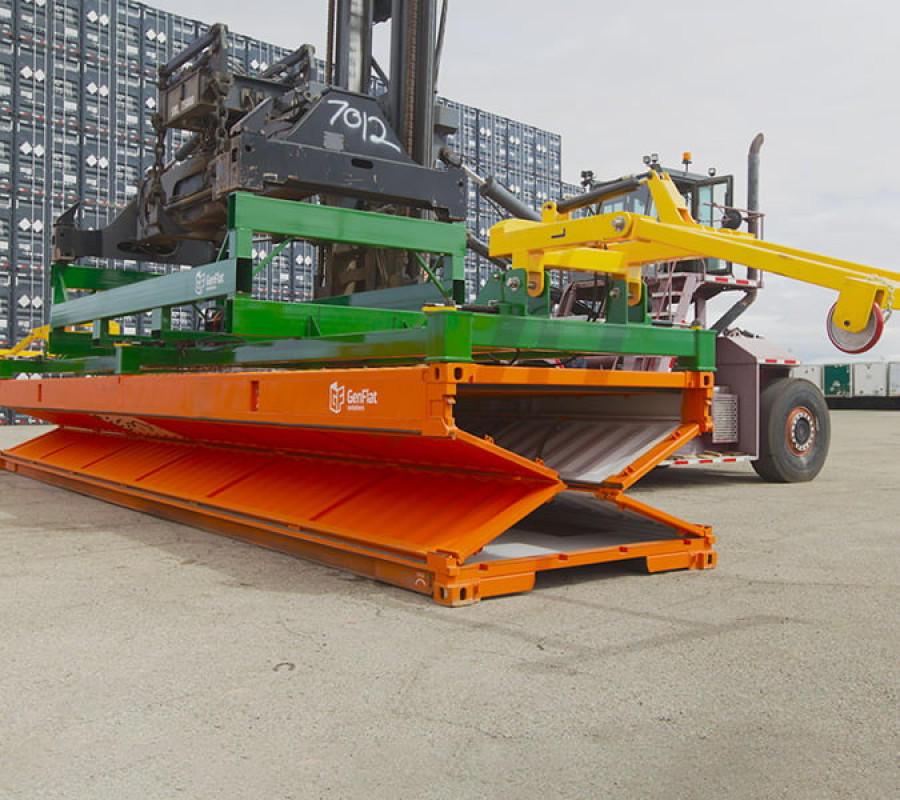 Arkas Line Boş Konteyner Yoğunluğuna Katlanabilir Çözüm Getiriyor