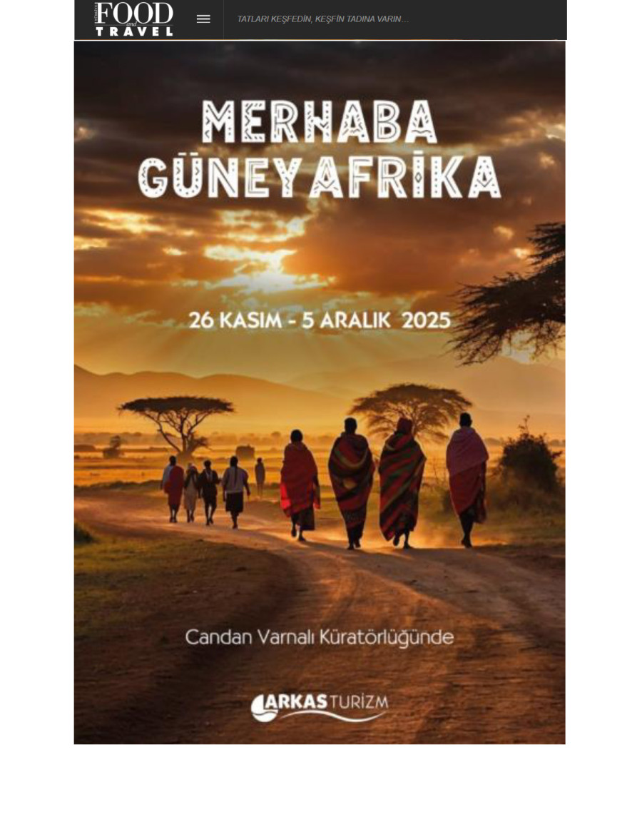 Arkas Turizm'de Güney Afrika Turları Başladı