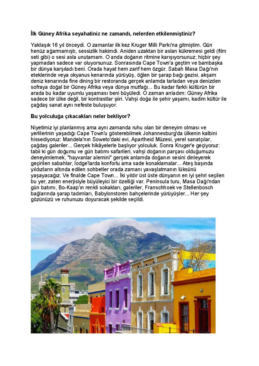 Candan Varnalı ile Afrika'da Kendini Yeniden Keşfetmek