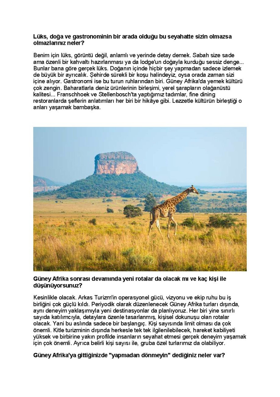 Candan Varnalı ile Afrika'da Kendini Yeniden Keşfetmek