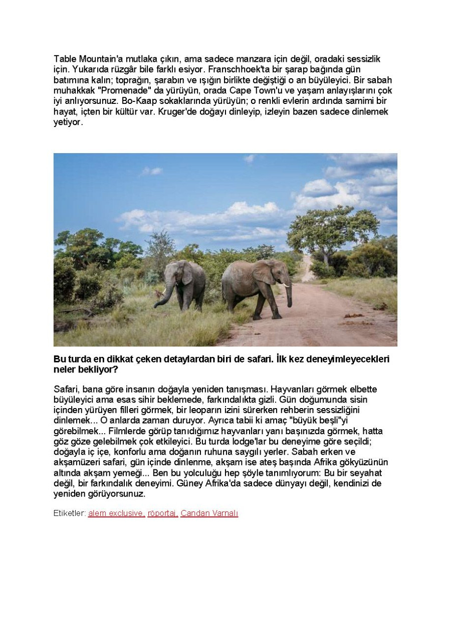 Candan Varnalı ile Afrika'da Kendini Yeniden Keşfetmek