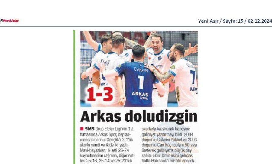 Arkas Doludizgin 1-3