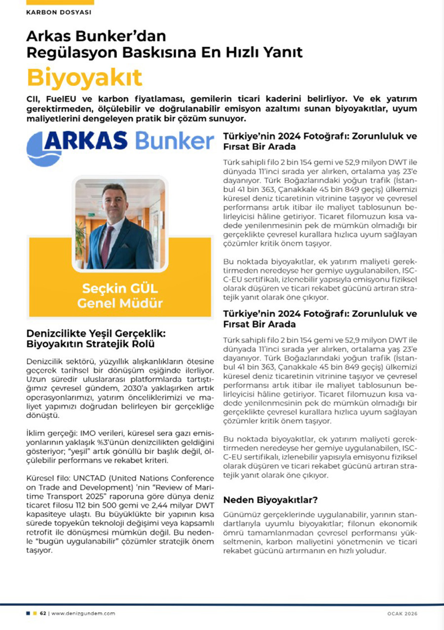 Arkas Bunker'dan Regülasyon Baskısına En Hızlı Yanıt