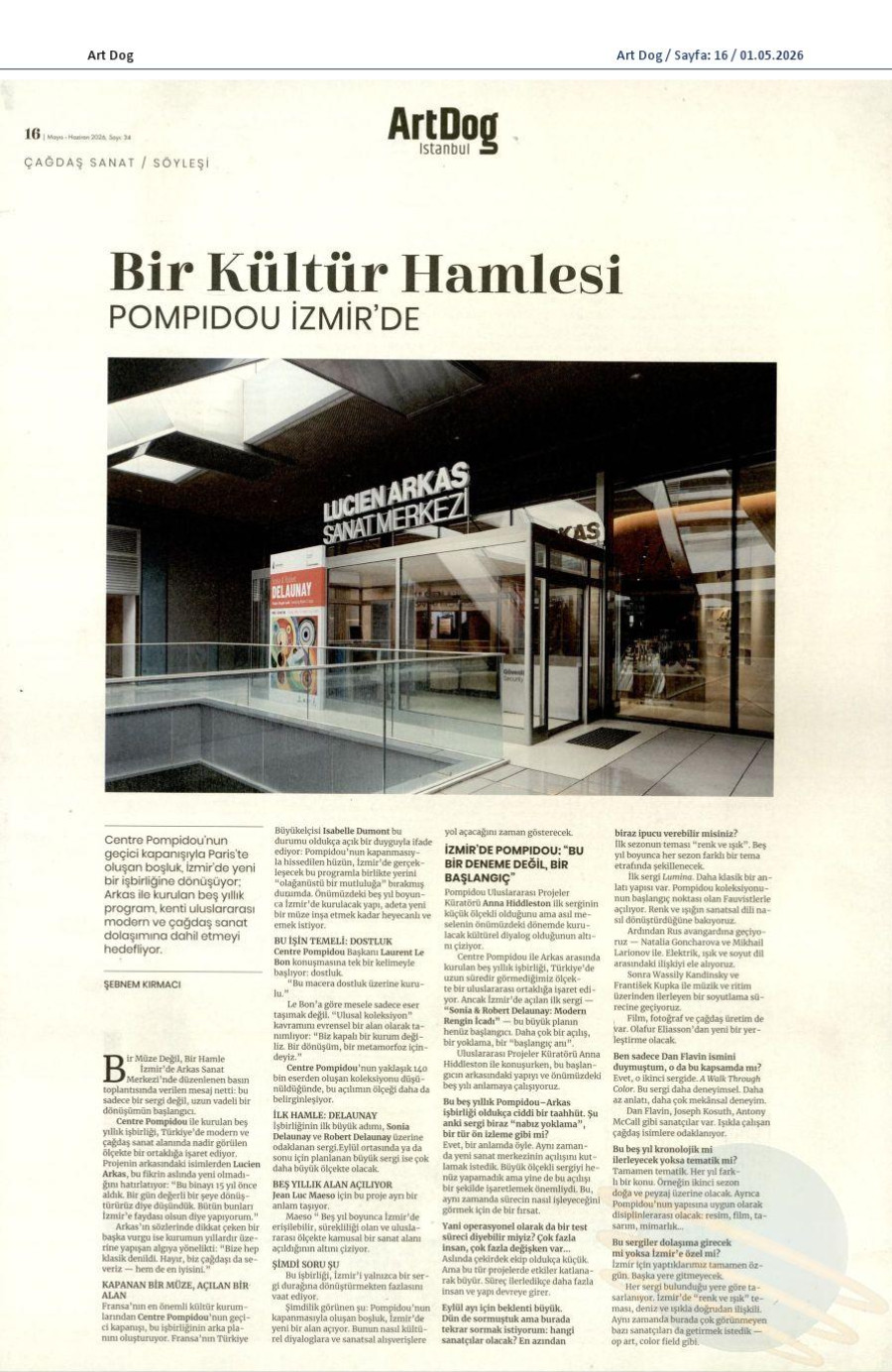 Bir Kültür Hamlesi: Pompidou İzmir'de