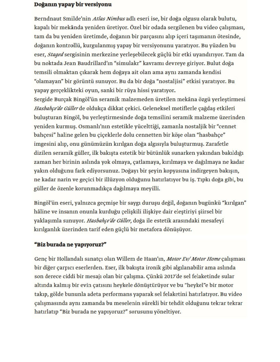 Arkas Sanat Alaçatı’da İklim Kriziyle Bir Yüzleşme