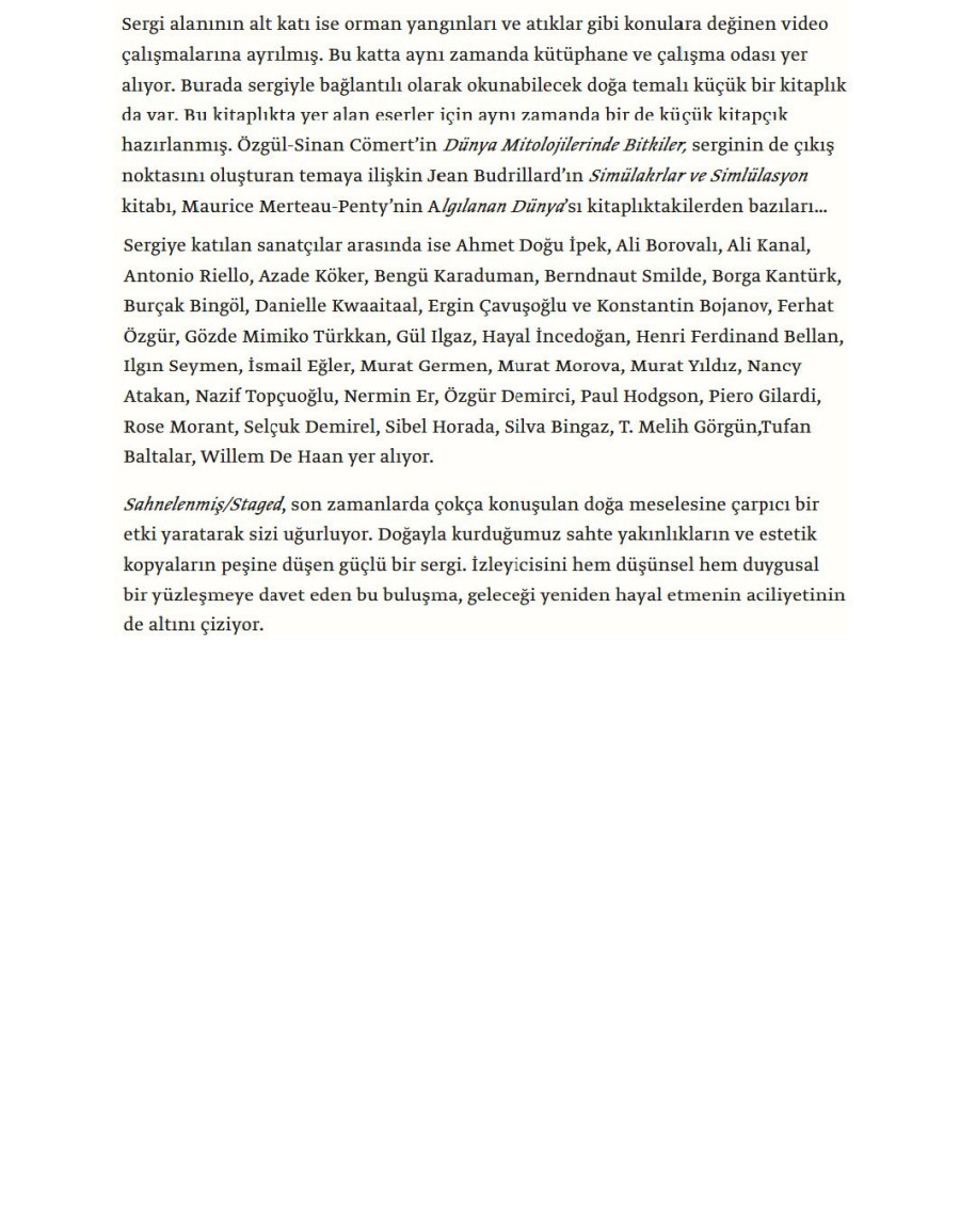 Arkas Sanat Alaçatı’da İklim Kriziyle Bir Yüzleşme