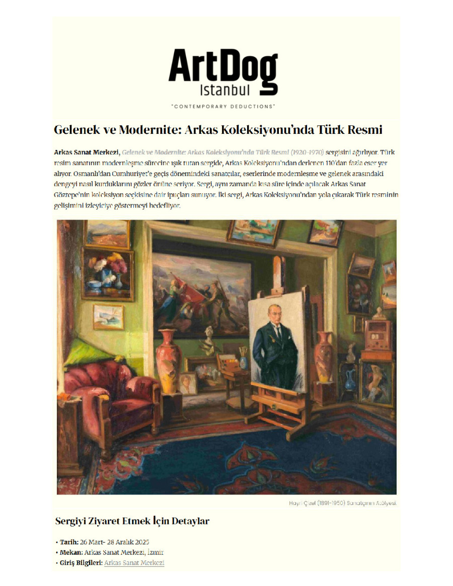 Gelenek ve Modernite: Arkas Koleksiyonu’nda Türk Resmi