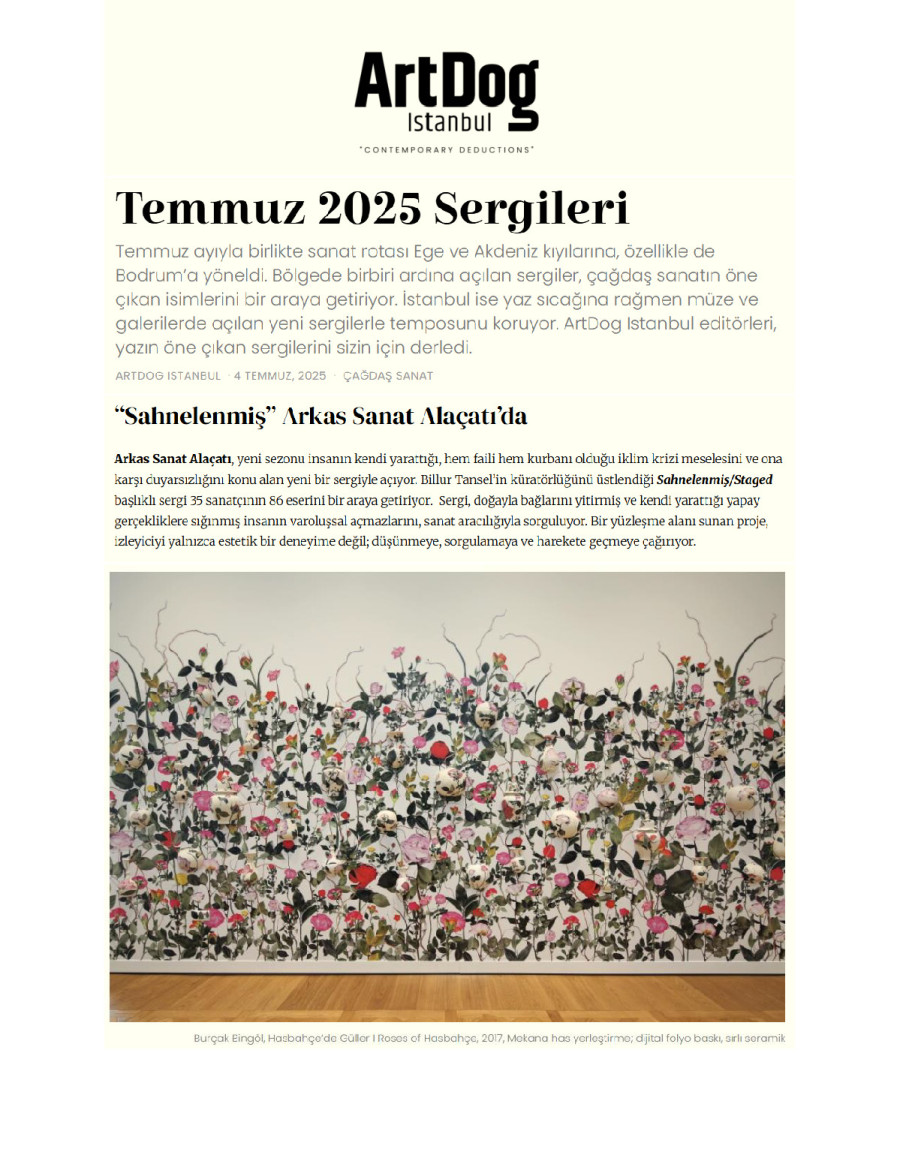 Temmuz 2025 Sergileri