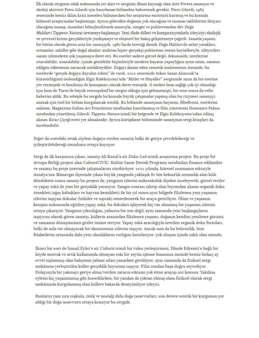 Yazılmakta Olan Geleceğin Sahnesi