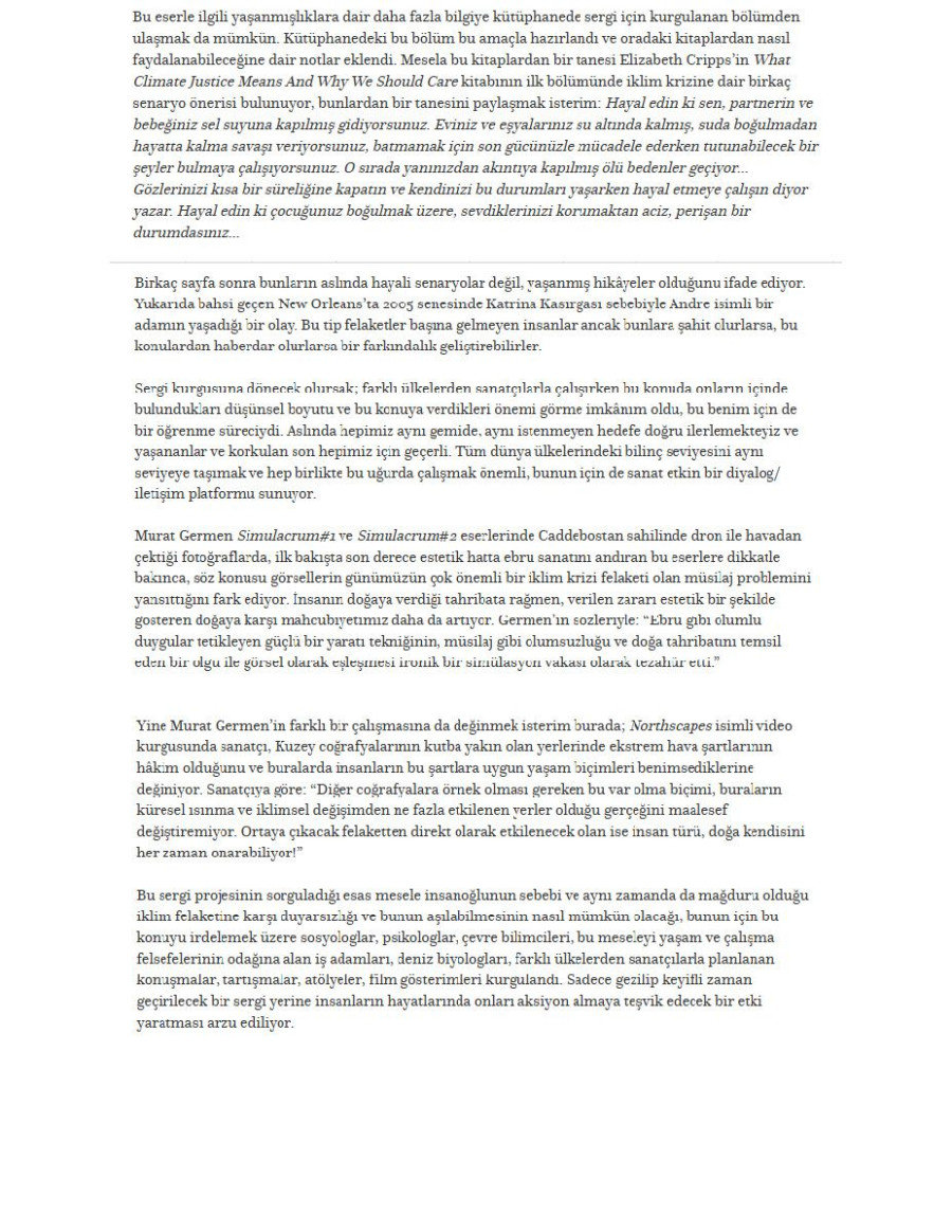 Yazılmakta Olan Geleceğin Sahnesi