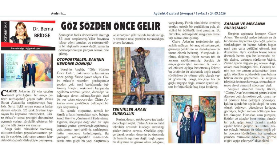 Göz Sözden Önce Gelir