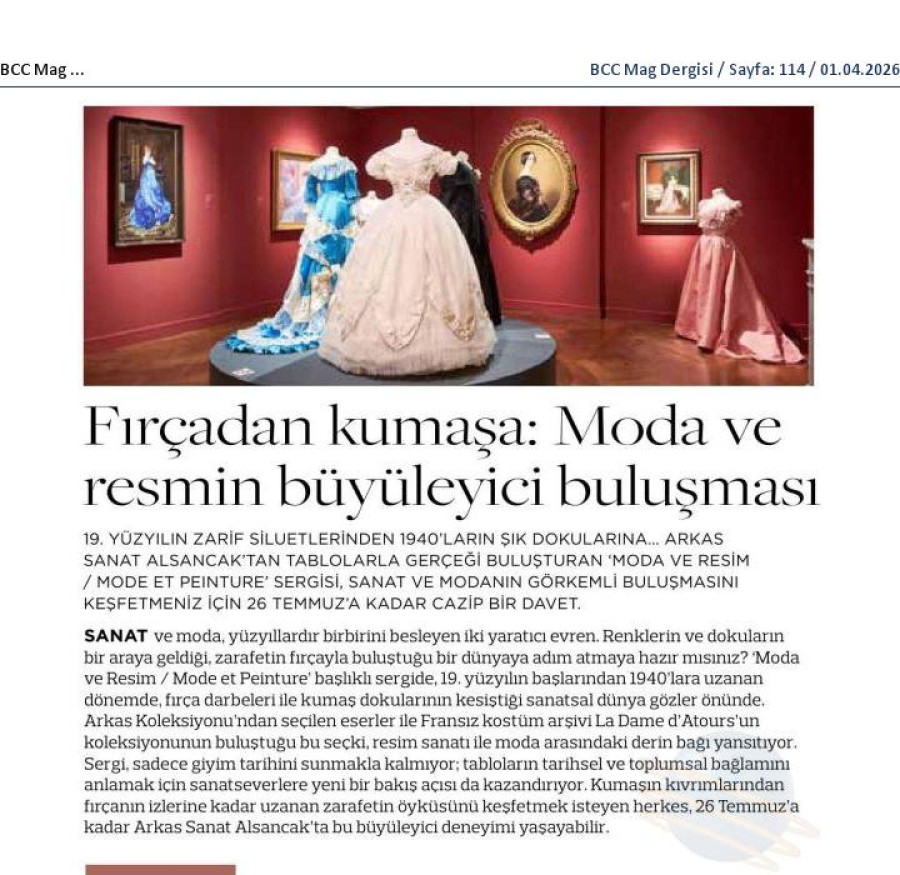 Fırçadan Kumaşa: Moda ve Resmin Büyüleyici Buluşması