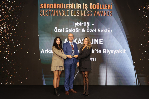 Arkas Line’a Biyoyakıt Projesiyle Sürdürülebilir İş Ödülü