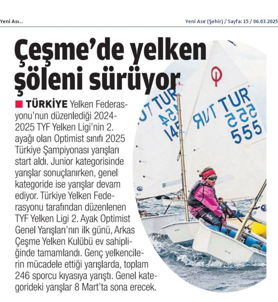 Çeşme'de yelken şöleni sürüyor