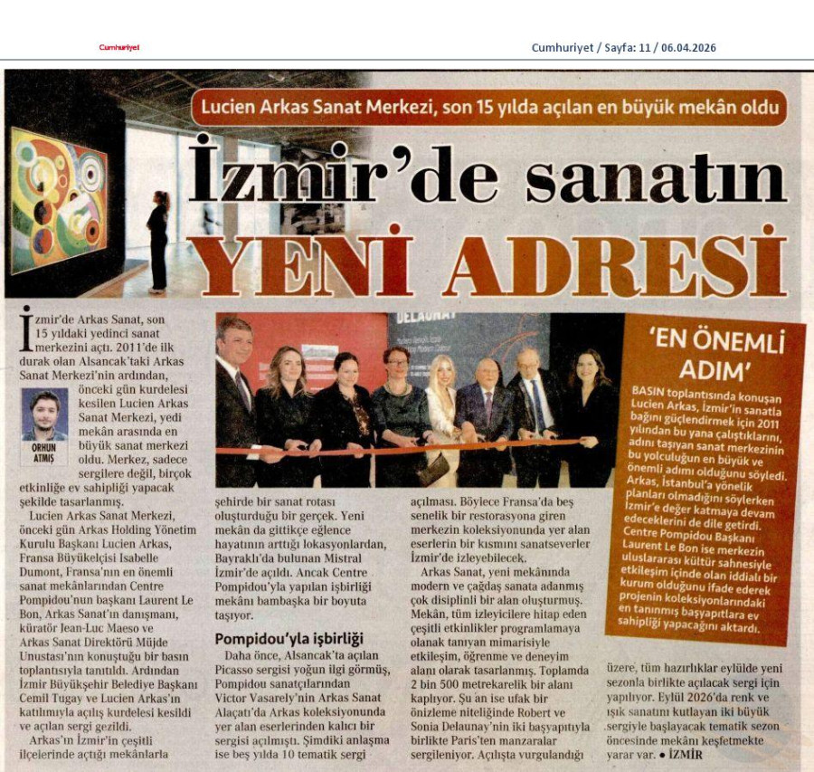 İzmir'de Sanatın Yeni Adresi