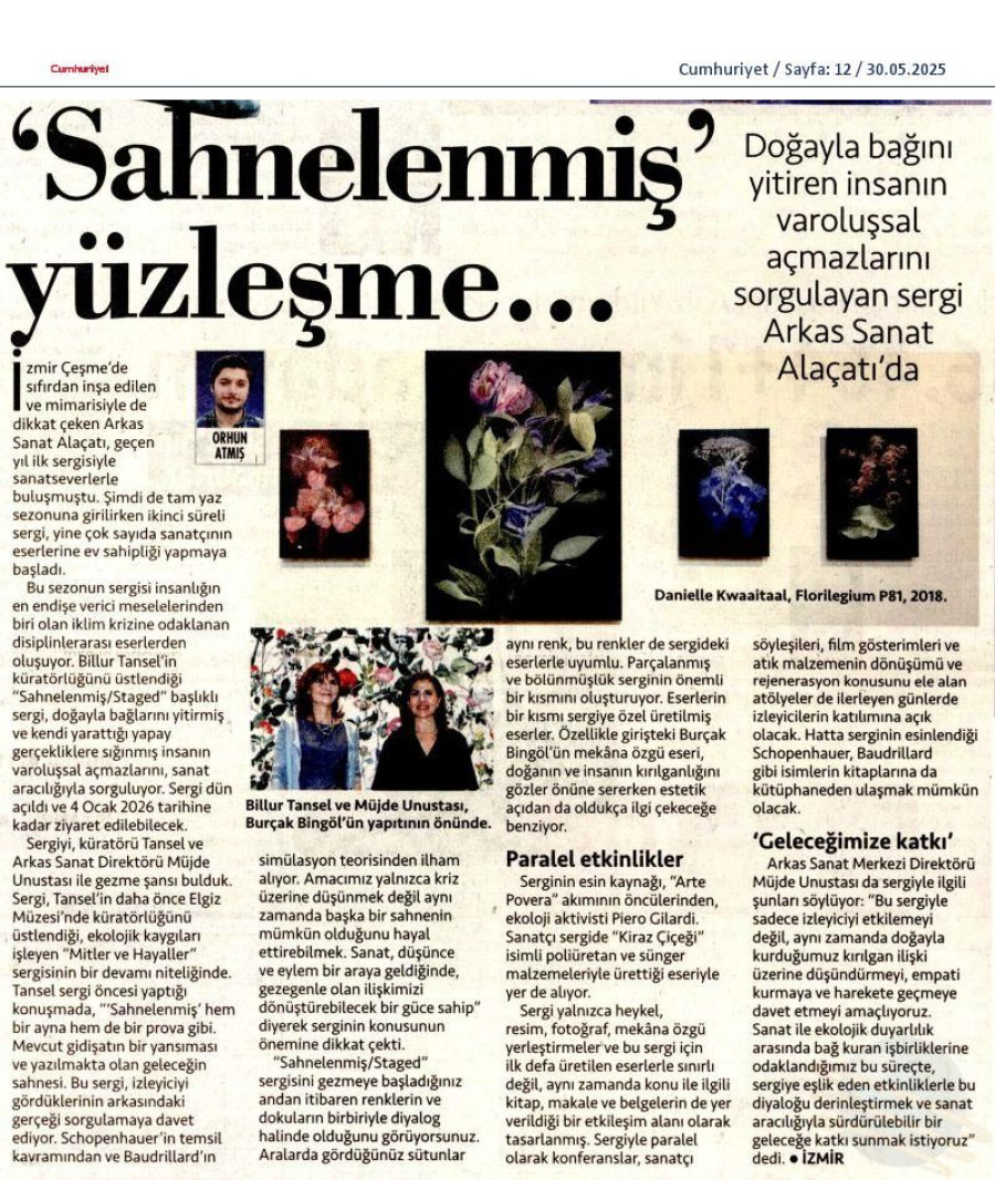 Sahnelenmiş Yüzleşme