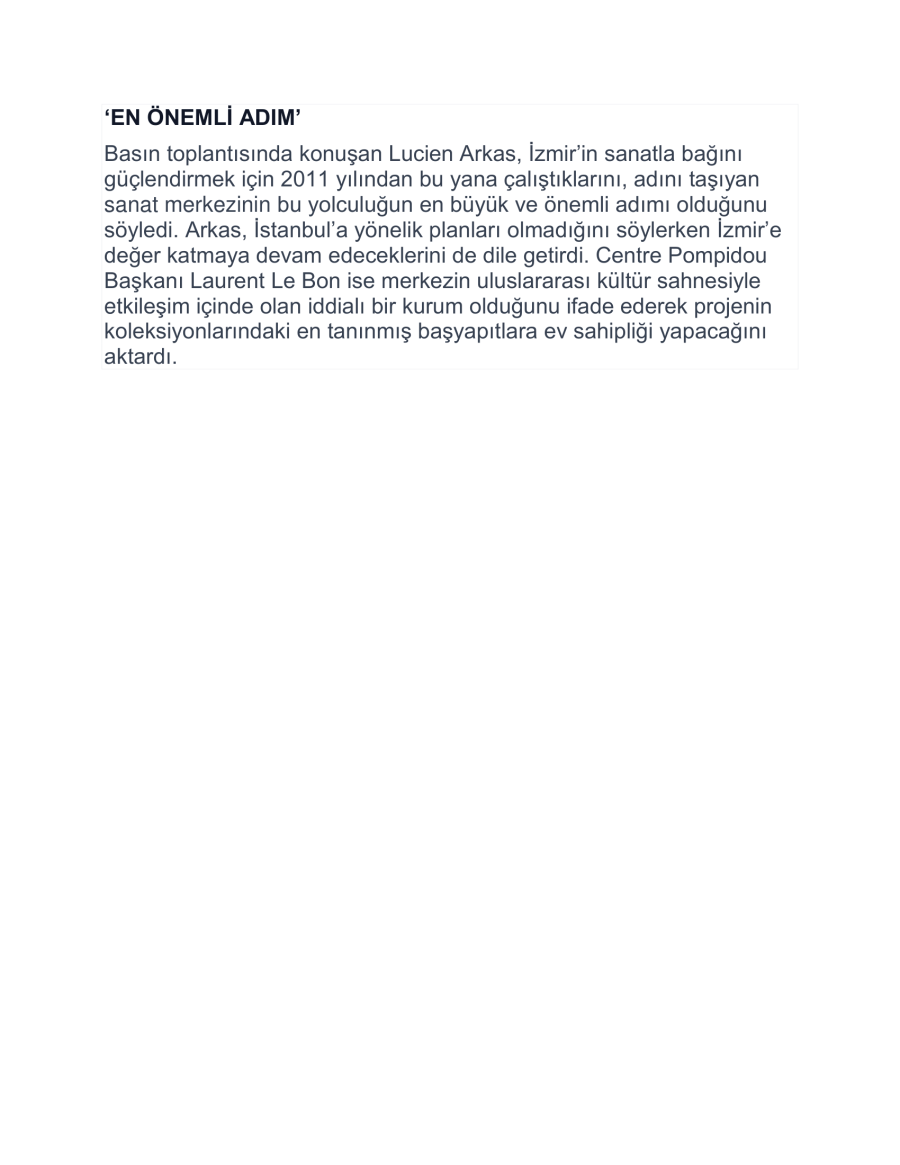 Lucien Arkas Sanat Merkezi Son 15 Yılda Açılan En Büyük Mekan Oldu