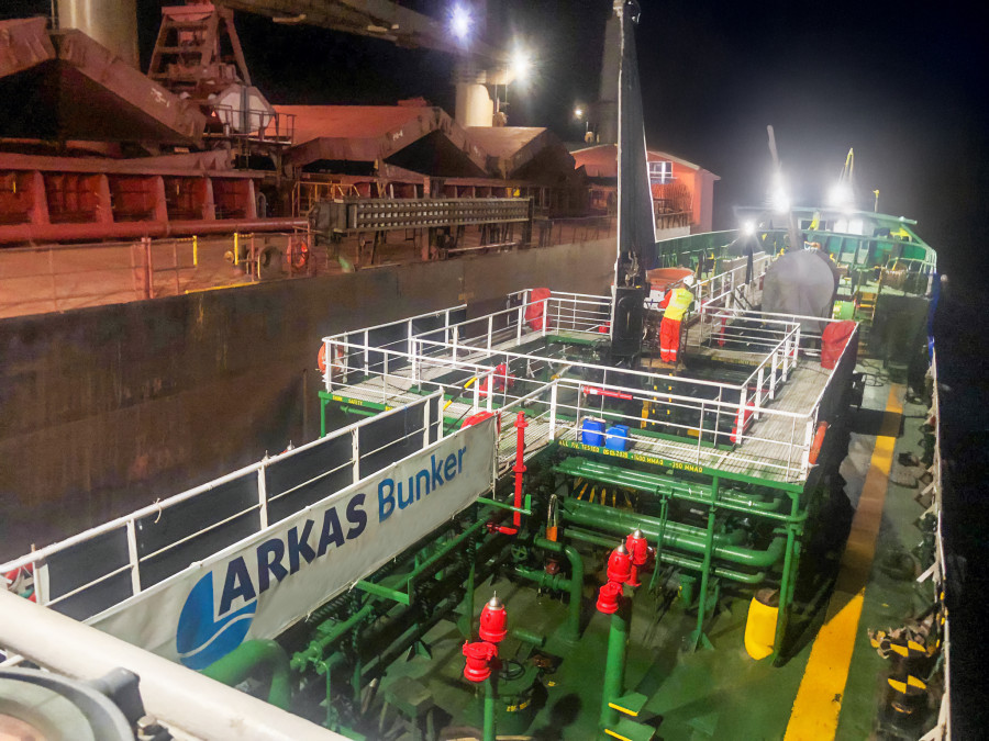 Arkas Bunker Successfully Supplies Biofuel to Statu Denizcilik’s Vessel Erguvan S