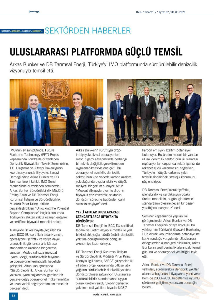 Uluslararası Platformda Güçlü Temsil