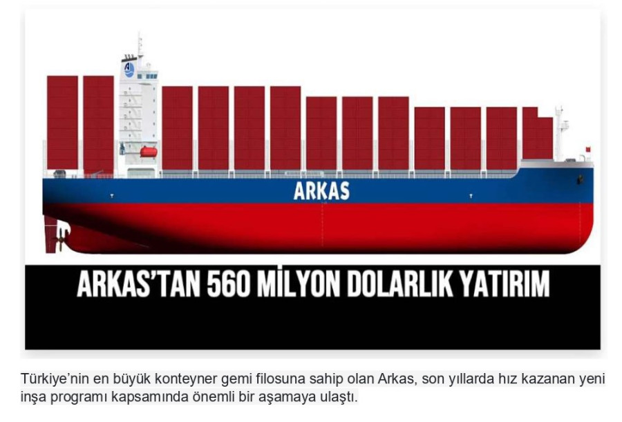 Arkas’tan 560 Milyon Dolarlık Yatırım