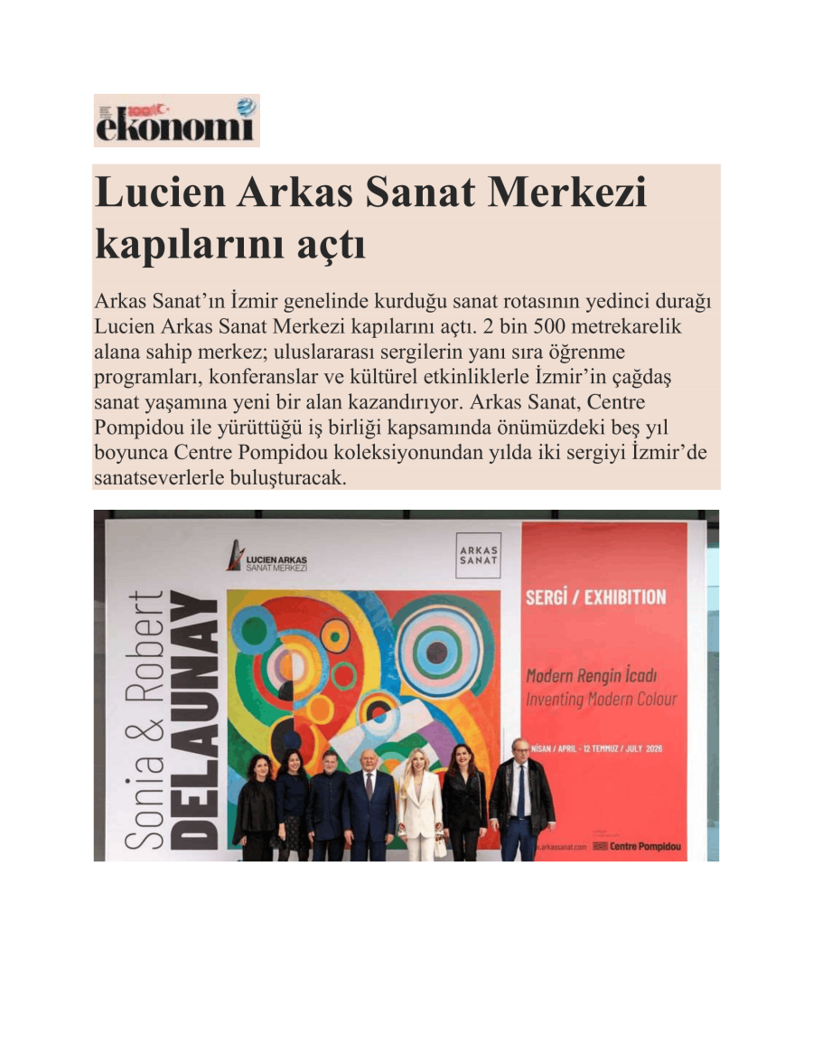 Lucien Arkas Sanat Merkezi Kapılarını Açtı