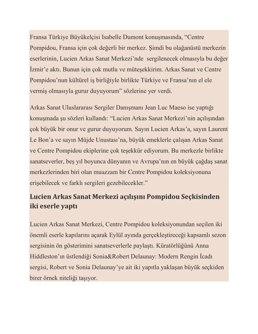 Lucien Arkas Sanat Merkezi Kapılarını Açtı