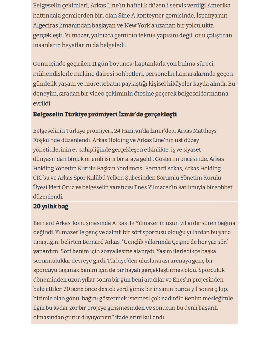 11 Günlük Atlantik Yolculuğu Belgesel Oldu