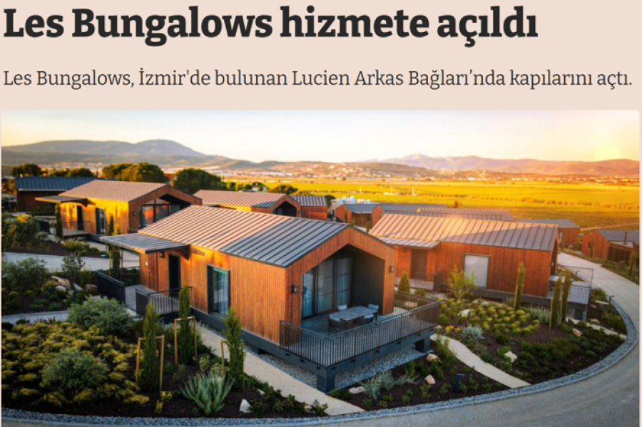 Les Bungalows Hizmete Açıldı