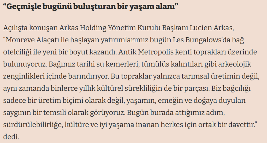 Les Bungalows Hizmete Açıldı