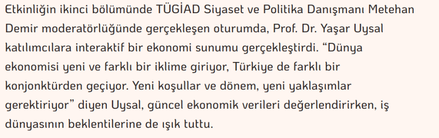 Genç İş Dünyası Geleceğe Umutla Bakıyor 