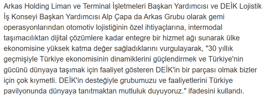 Türkiye, Almanya'da Düzenlenen Transport Logistic 2025 Fuarında Temsil Edildi