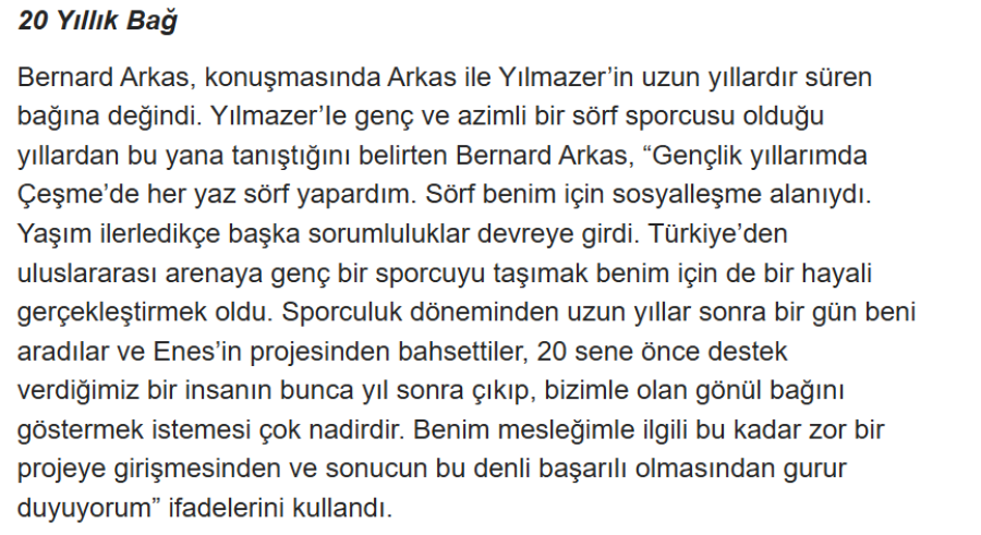 Arkas Line ve Enes Yılmazer’den Atlantik’in Kalbinde Sıra Dışı Bir Yolculuk 