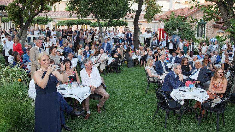 Arkas Mattheys Köşkü, Fransa Ulusal Bayramı Resepsiyonuna Ev Sahipliği Yaptı