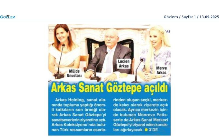 Arkas Sanat Göztepe Açıldı