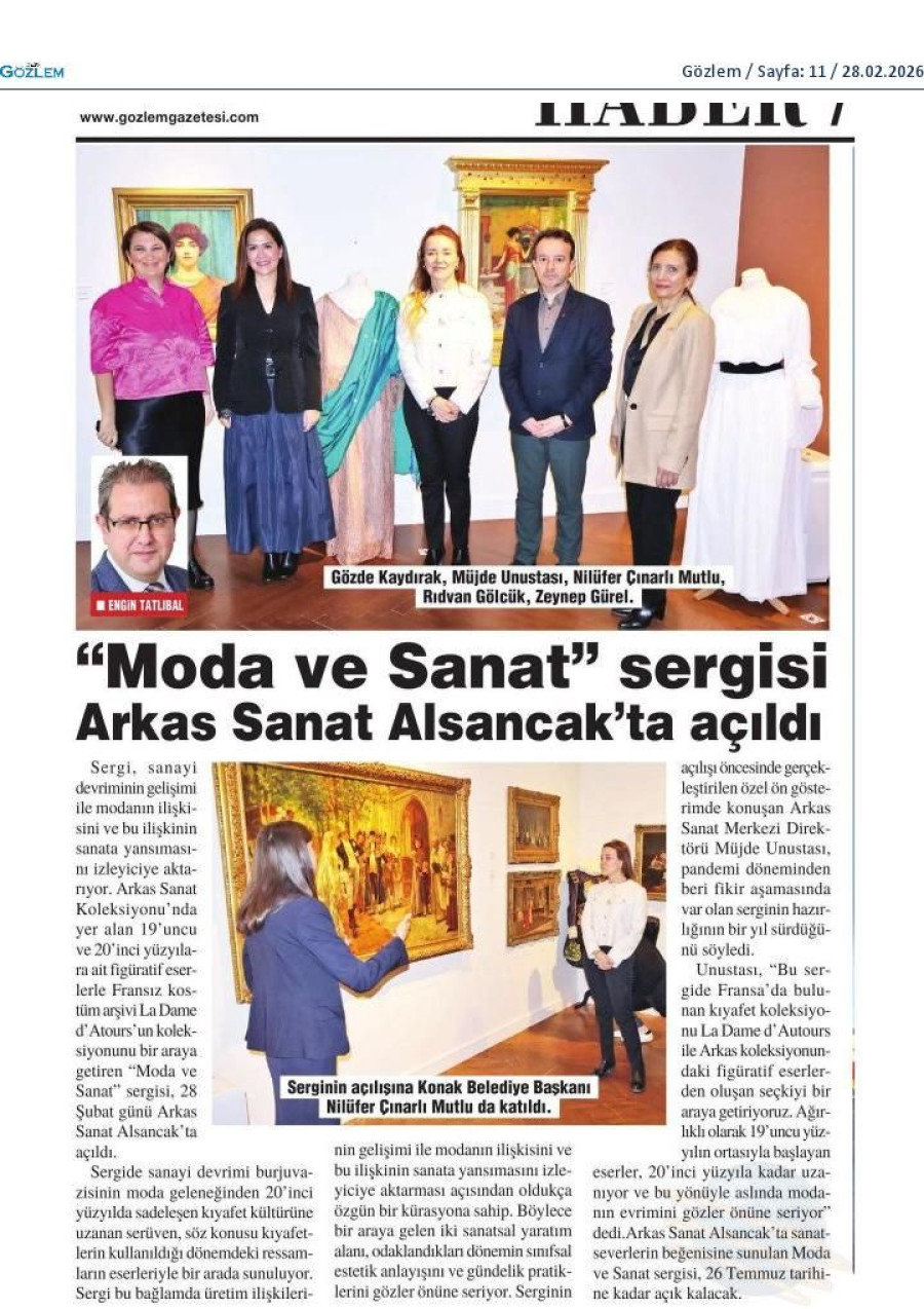 Moda ve Sanat Sergisi Arkas Sanat Alsancak'ta Açıldı