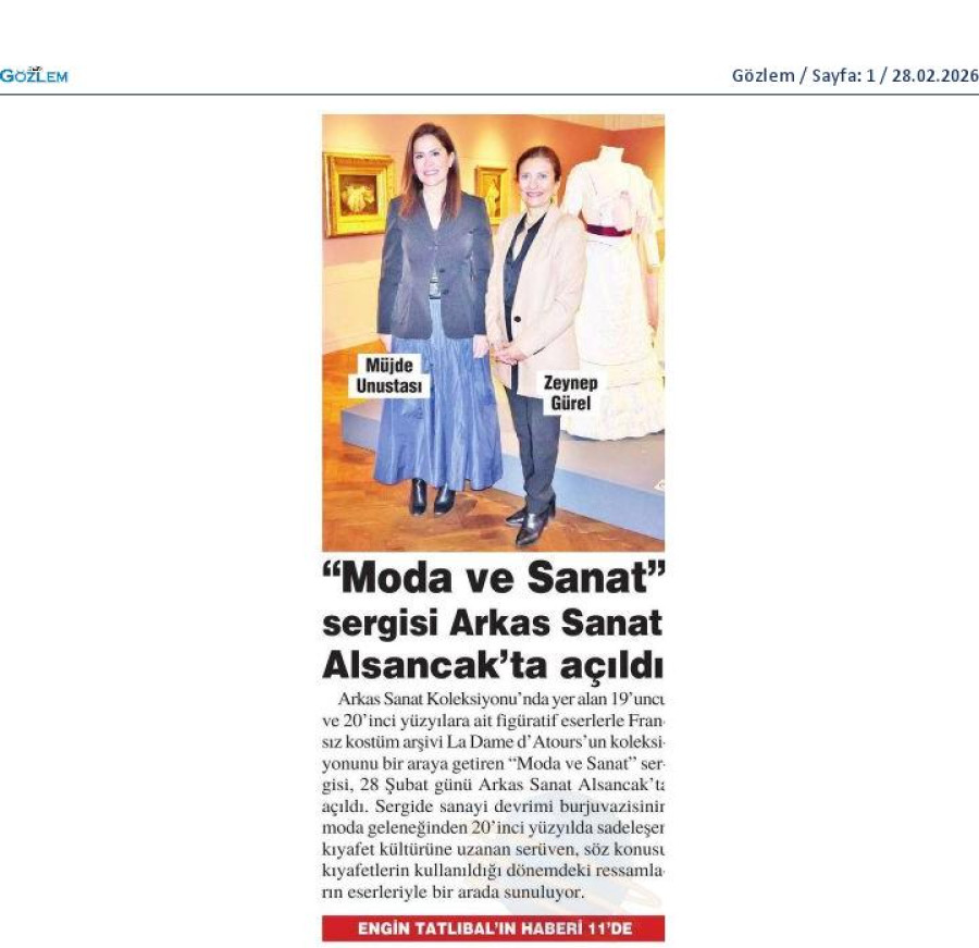 Moda ve Sanat Sergisi Arkas Sanat Alsancak'ta Açıldı