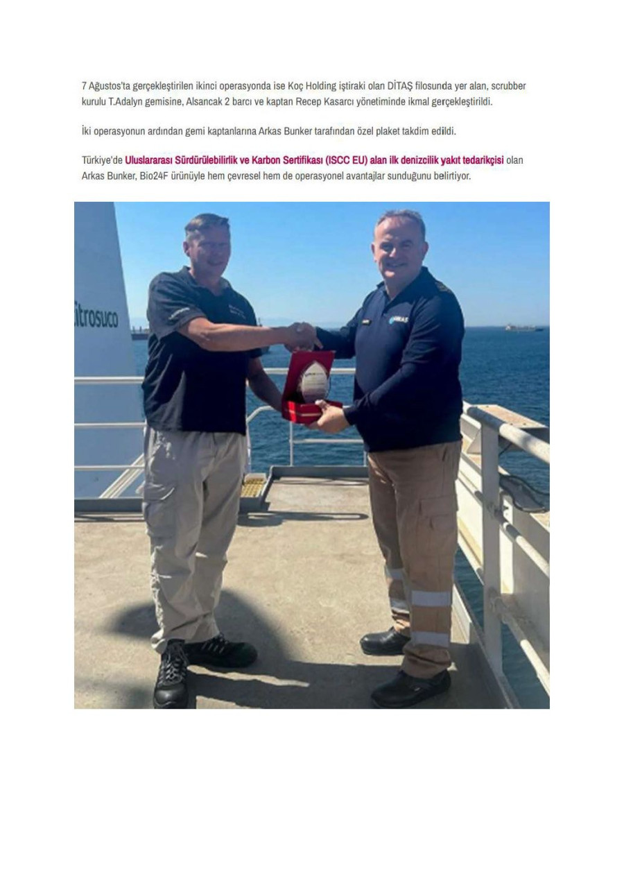 Arkas'tan İki Yeni Bio24F İkmali