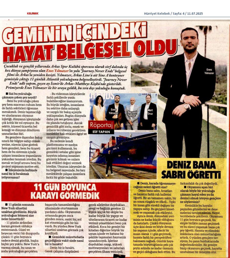 Geminin İçindeki Hayat Belgesel Oldu