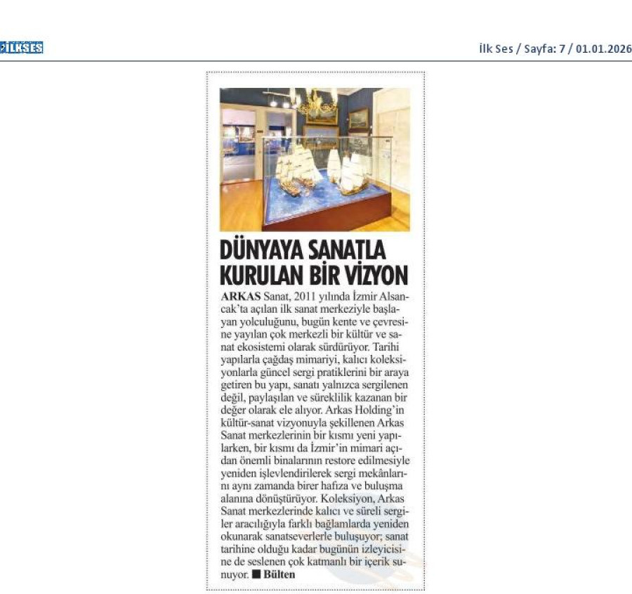 Dünyaya Sanatla Kurulan Bir Vizyon