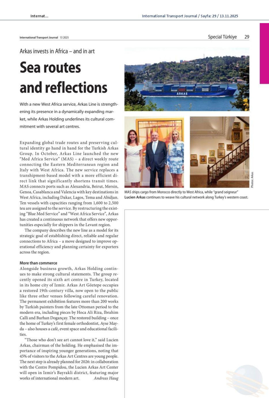 Sea Routes And Reflections