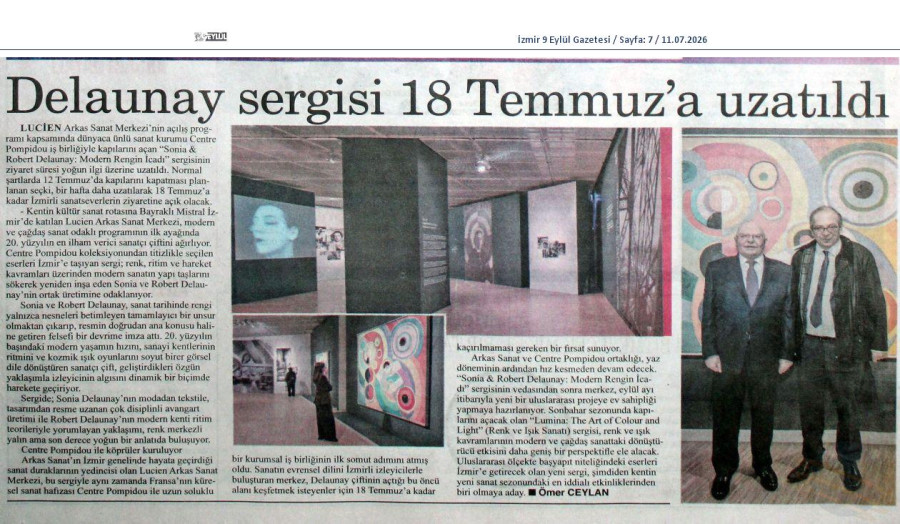Delaunay Sergisi 18 Temmuz'a Uzatıldı