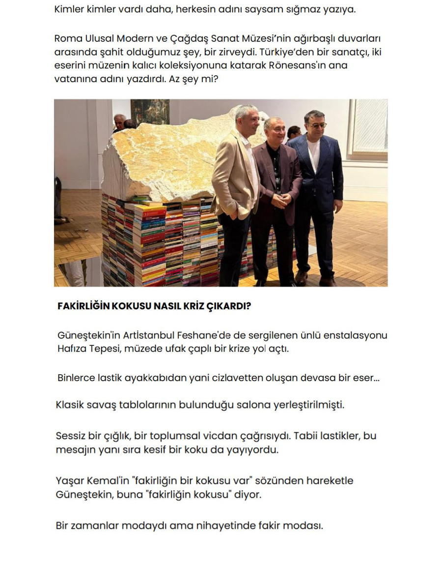 Roma Müzesi'nde Yokluğun Kokusu