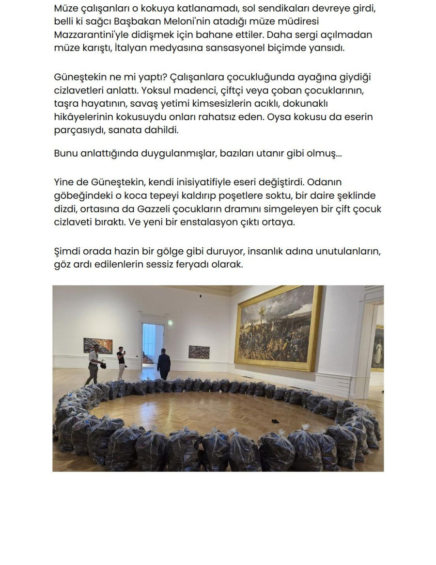 Roma Müzesi'nde Yokluğun Kokusu