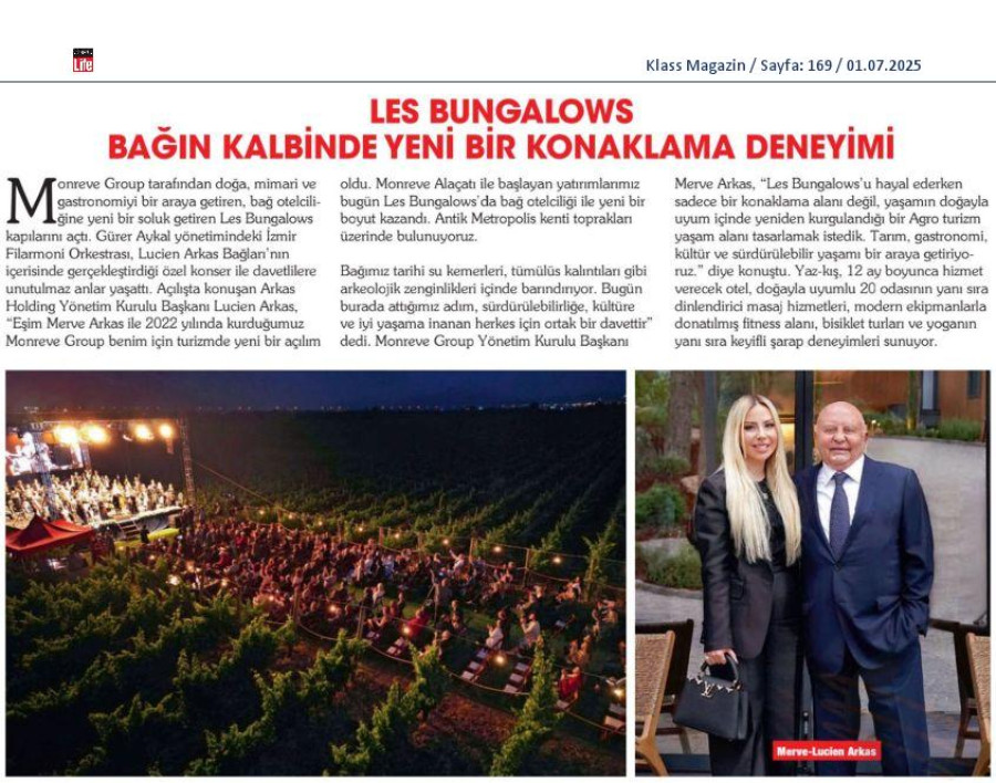 Bağın Kalbinde Yeni Bir Konaklama Deneyimi