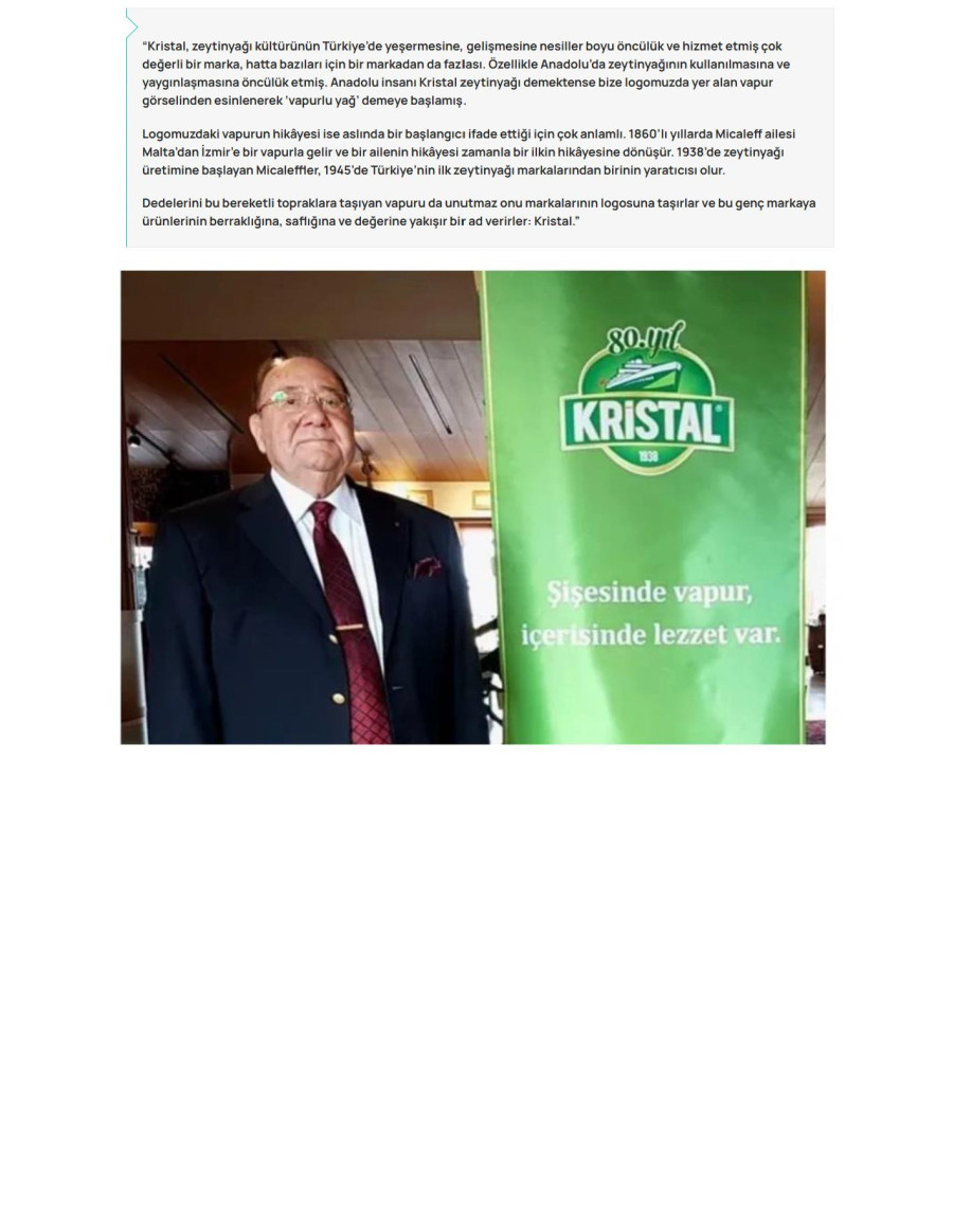 Kristal'in İkinci Kuşak Temsilcisi Noel Micaleff 91 Yaşında Hayatını Kaybetti