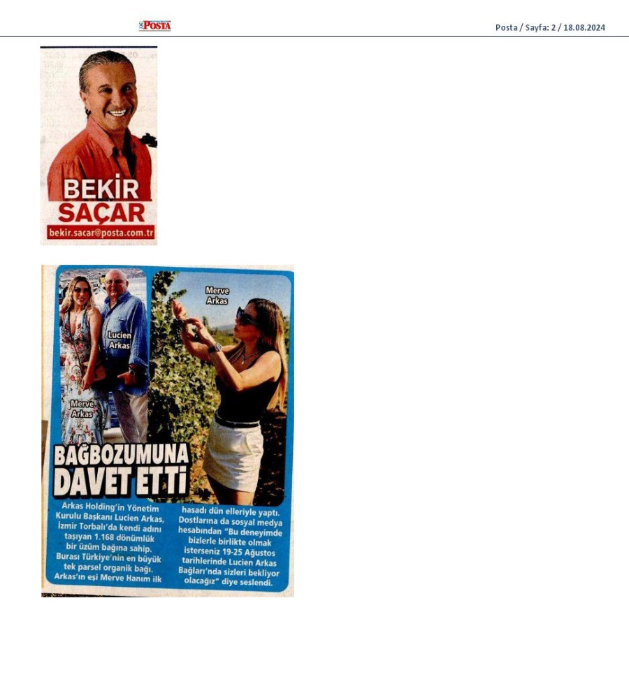 Bağ bozumuna davet etti