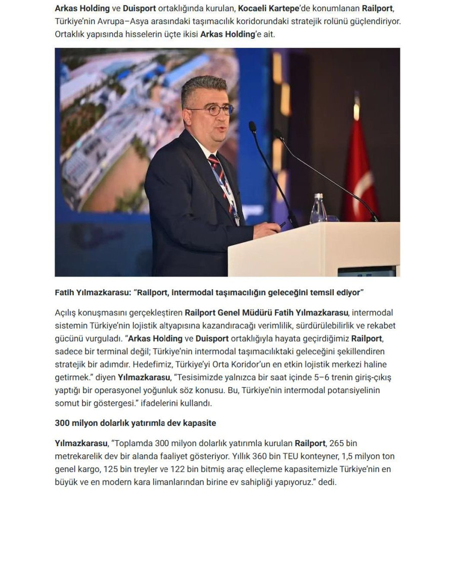 Rail&Ports 2025, Küresel Lojistik Liderlerini İstanbul'da Buluşturdu