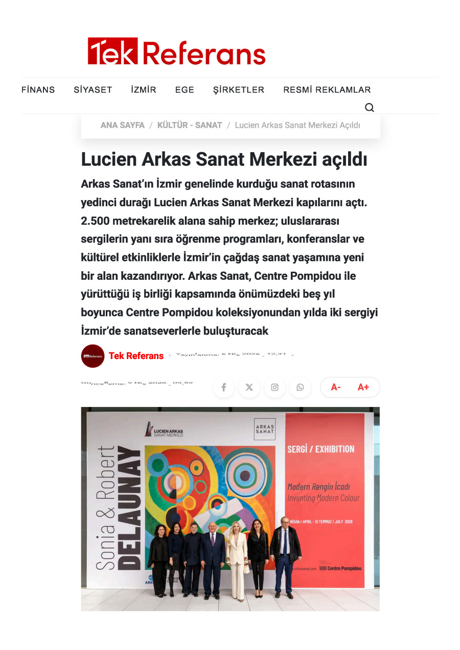 Lucien Arkas Sanat Merkezi Açıldı