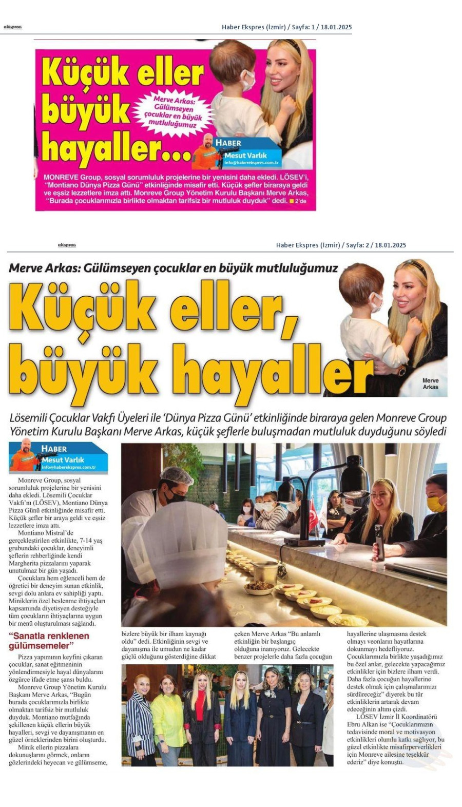Küçük eller, büyük hayaller