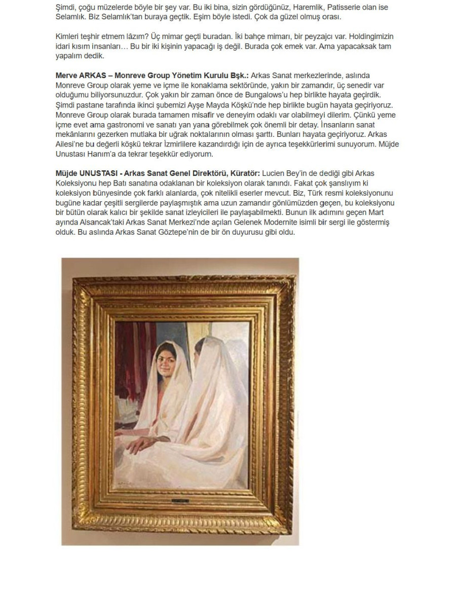 Arkas’tan İzmir’e Yeni Sanat Durağı